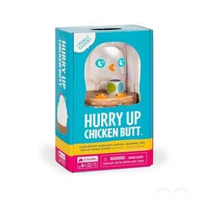 NWT Exploding Kittens Hurry Up Chicken Butt hot potato board game age 4 and up
